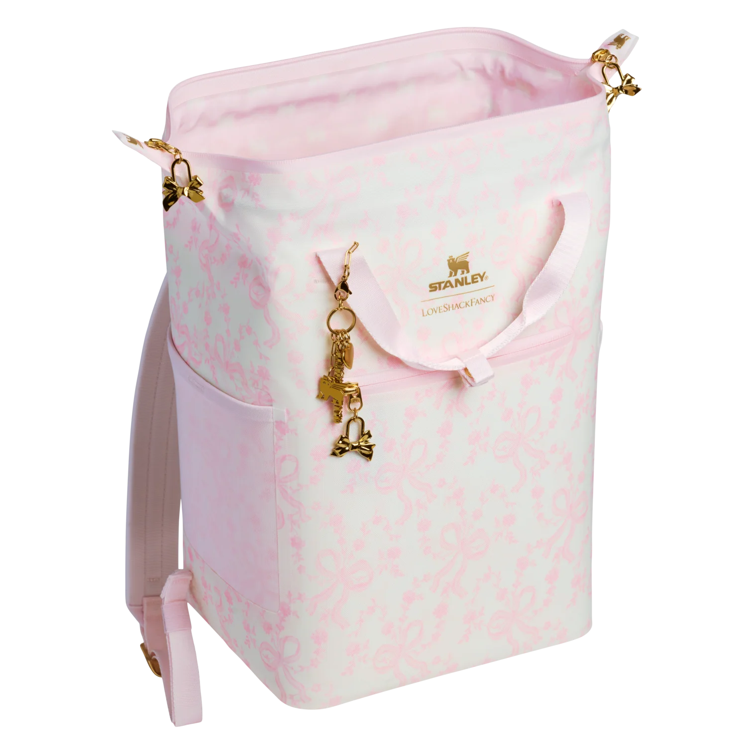 Stanley 1913 x LoveShackFancy Holiday All Day Madeleine Mini Cooler Backpack | 20 Can | 14 QT | 13.2 L - Image 3