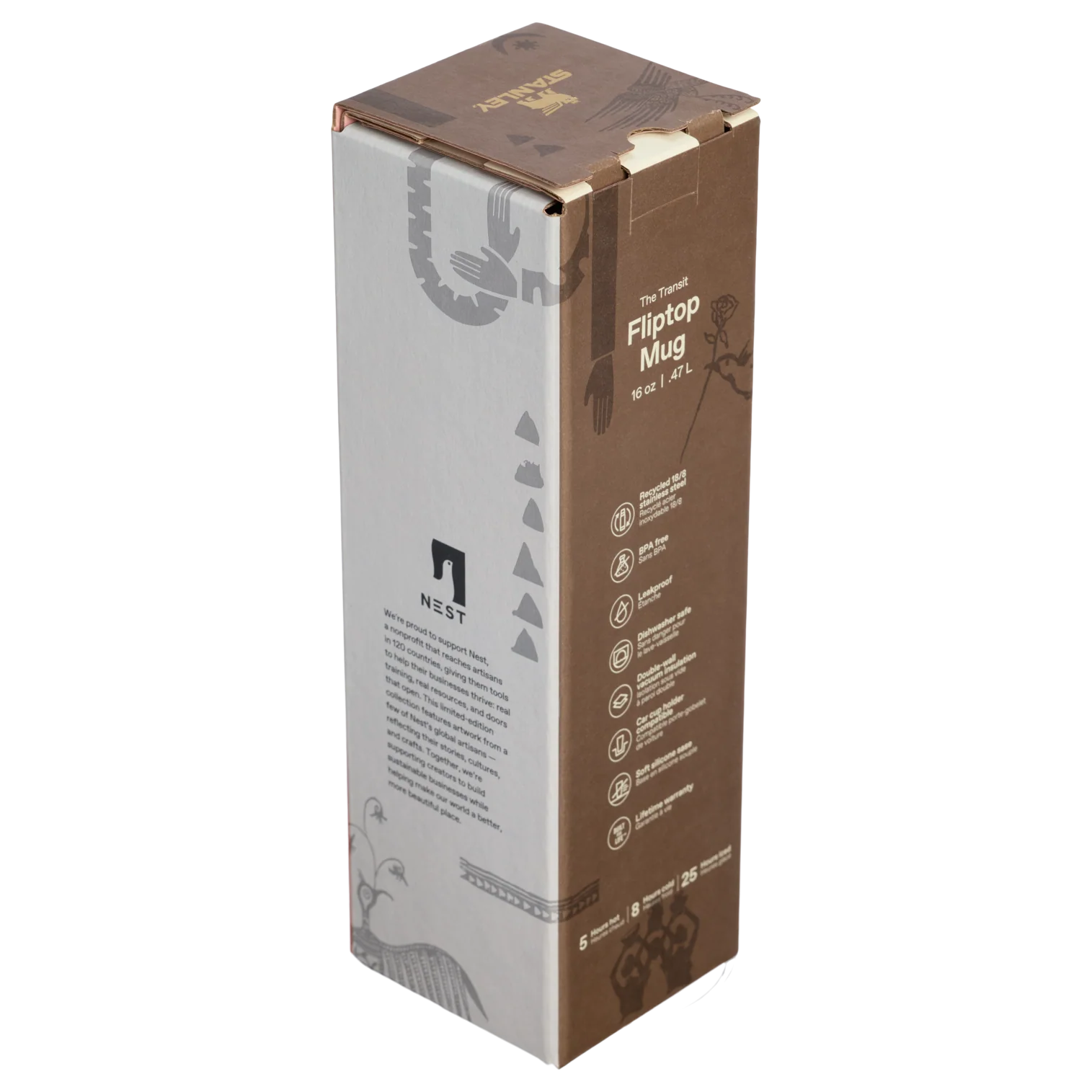 The Stanley 1913 x Nest AeroLight™ Transit Flip Top Mug | 16 OZ - Image 5