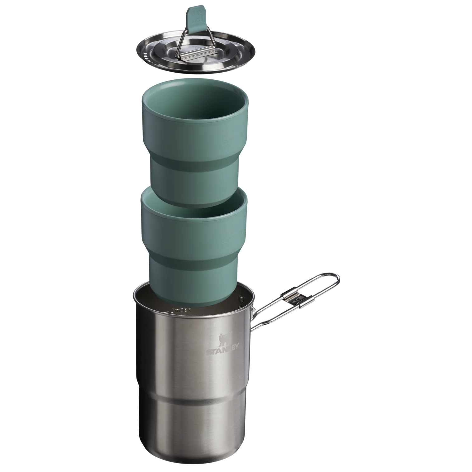 The Wildfare Go Two Cup Cookset 4-piece set | 1 QT - Image 3